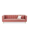 Haute House Luna Sofa, 100" In Pink