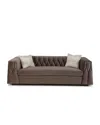 Haute House Margo Sofa, 100" In Gray