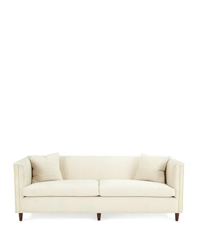 Haute House Maxwell Tufted Sofa In Ivory