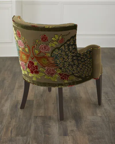 Haute House Refined Simplicity Sage Peacock Chair