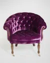 Haute House Sausalito Chair In Dark Purple