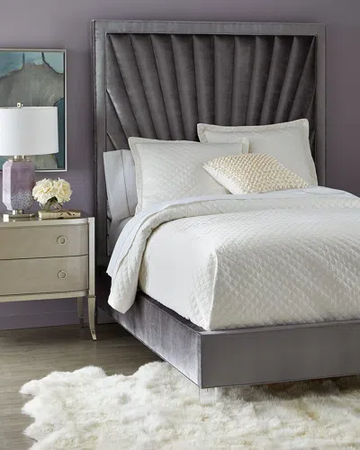 Haute House Starla King Bed In Slate