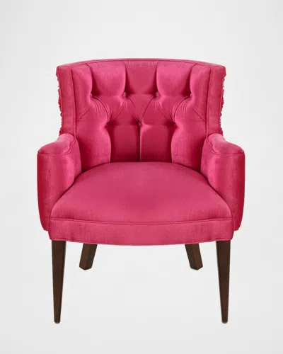Haute House Tiffany Chair In Fuchsia