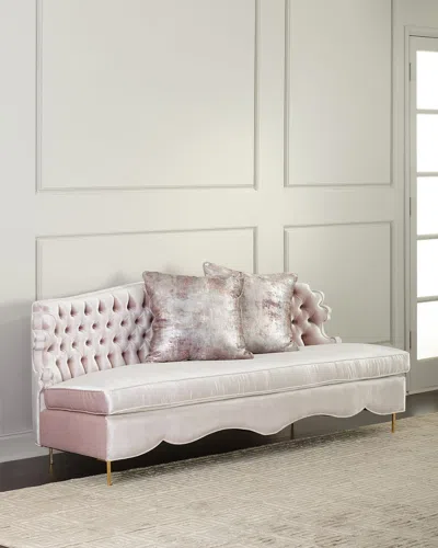Haute House Valentina Sofa, 83" In Blush