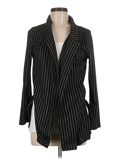 Pre-owned Haute Monde Blazer Jacket In Black