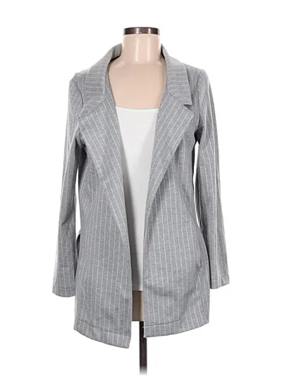 Pre-owned Haute Monde Blazer Jacket In Gray