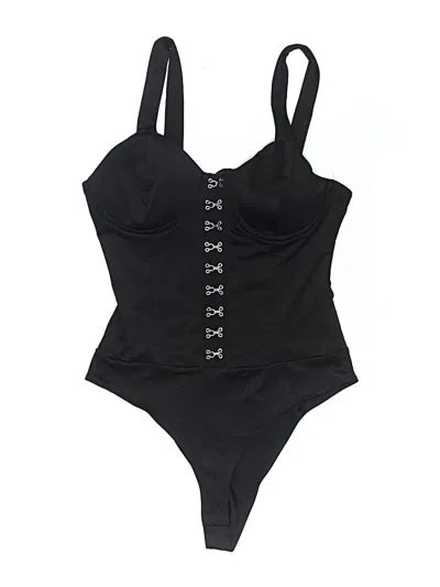 Pre-owned Haute Monde Bodysuit In Black