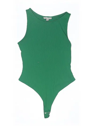 Pre-owned Haute Monde Bodysuit In Green