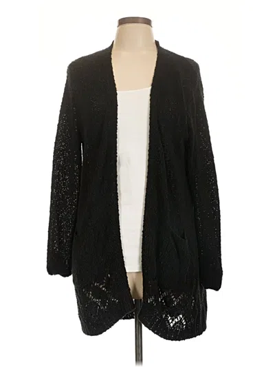 Pre-owned Haute Monde Cardigan Sweater In Black