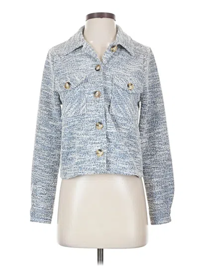 Pre-owned Haute Monde Cardigan Sweater In Blue