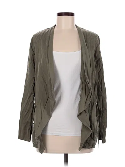 Pre-owned Haute Monde Cardigan Sweater In Green