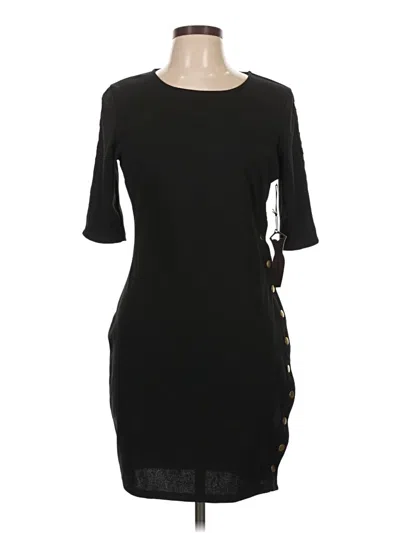 Pre-owned Haute Monde Casual Dress In Black