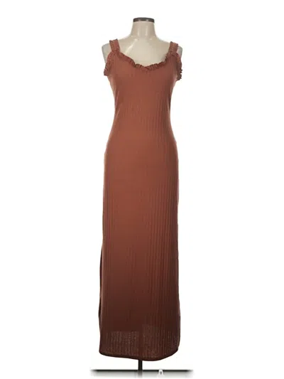 Pre-owned Haute Monde Casual Dress In Brown