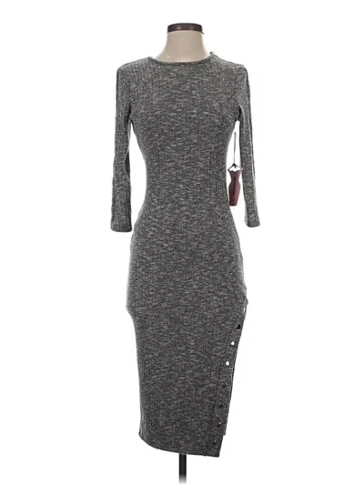 Pre-owned Haute Monde Casual Dress In Gray