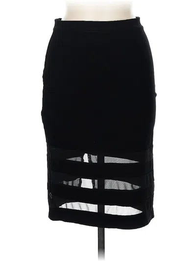 Pre-owned Haute Monde Casual Skirt In Black