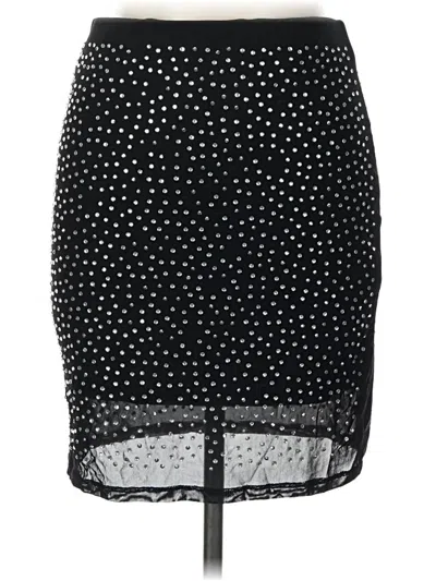 Pre-owned Haute Monde Casual Skirt In Black