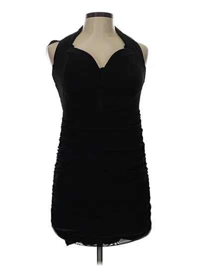 Pre-owned Haute Monde Cocktail Dress In Black