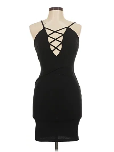 Pre-owned Haute Monde Cocktail Dress In Black
