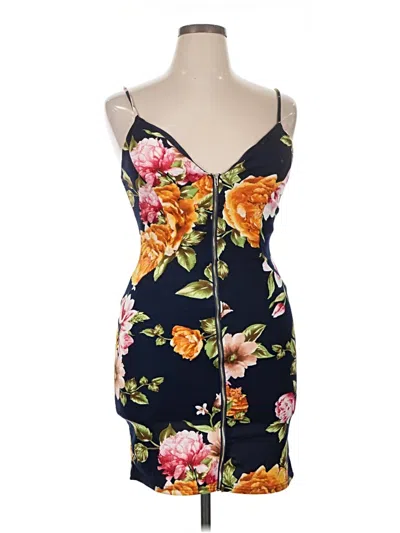 Pre-owned Haute Monde Cocktail Dress In Black
