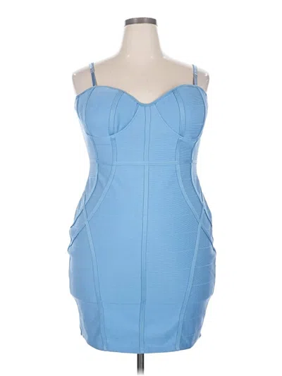 Pre-owned Haute Monde Cocktail Dress In Blue