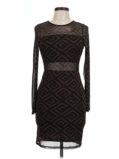 Pre-owned Haute Monde Cocktail Dress In Brown