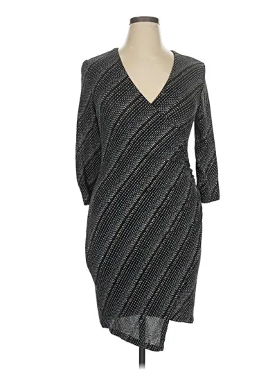 Pre-owned Haute Monde Cocktail Dress In Gray