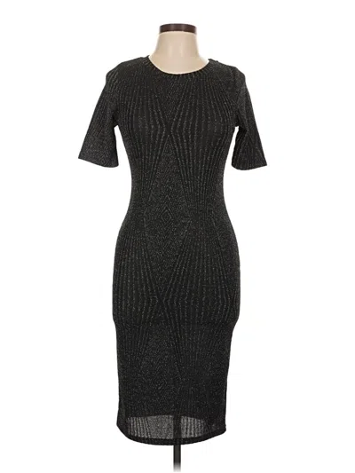 Pre-owned Haute Monde Cocktail Dress In Gray