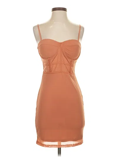 Pre-owned Haute Monde Cocktail Dress In Orange