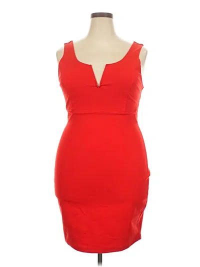 Pre-owned Haute Monde Cocktail Dress In Red