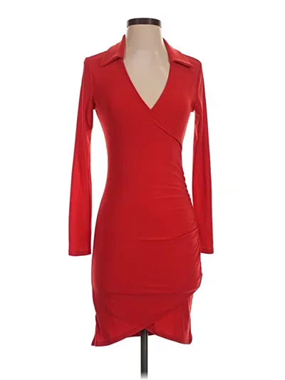 Pre-owned Haute Monde Cocktail Dress In Red
