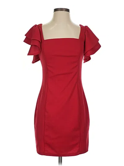 Pre-owned Haute Monde Cocktail Dress In Red