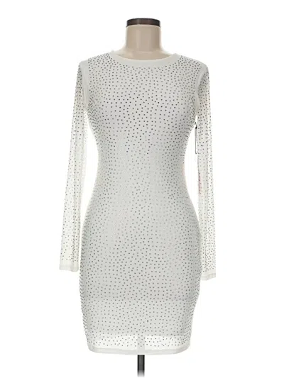 Pre-owned Haute Monde Cocktail Dress In Silver