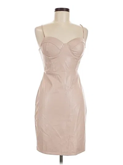 Pre-owned Haute Monde Cocktail Dress In Tan