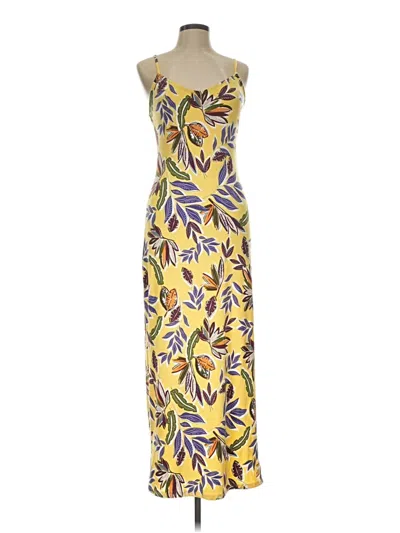 Pre-owned Haute Monde Cocktail Dress In Yellow