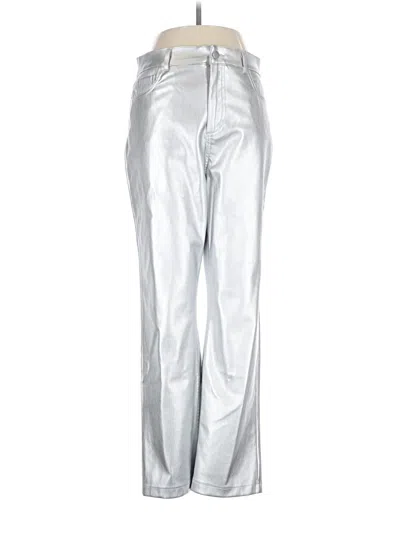 Pre-owned Haute Monde Dress Pants In Silver