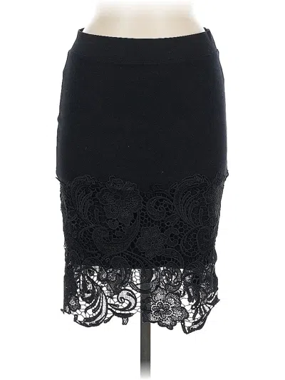 Pre-owned Haute Monde Formal Skirt In Black