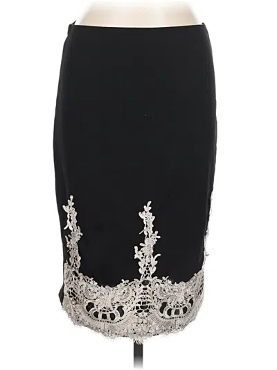 Pre-owned Haute Monde Formal Skirt In Black
