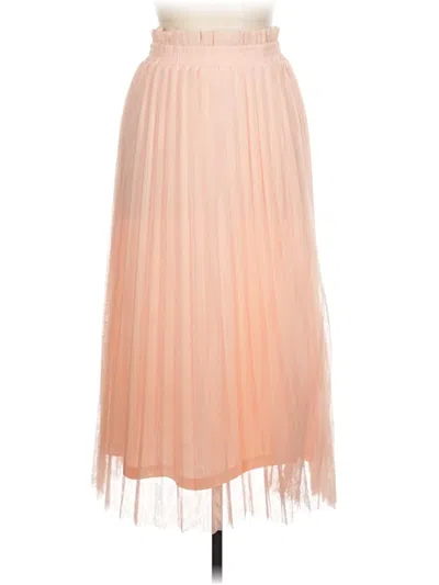 Pre-owned Haute Monde Formal Skirt In Pink