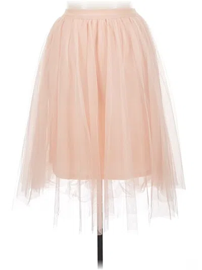 Pre-owned Haute Monde Formal Skirt In Pink
