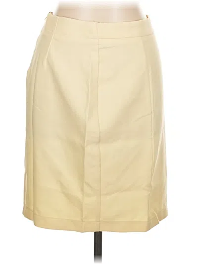 Pre-owned Haute Monde Formal Skirt In White