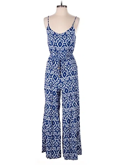 Pre-owned Haute Monde Jumpsuit In Blue