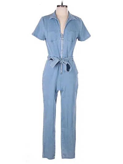 Pre-owned Haute Monde Jumpsuit In Blue