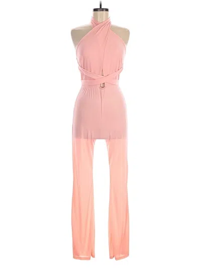 Pre-owned Haute Monde Jumpsuit In Pink