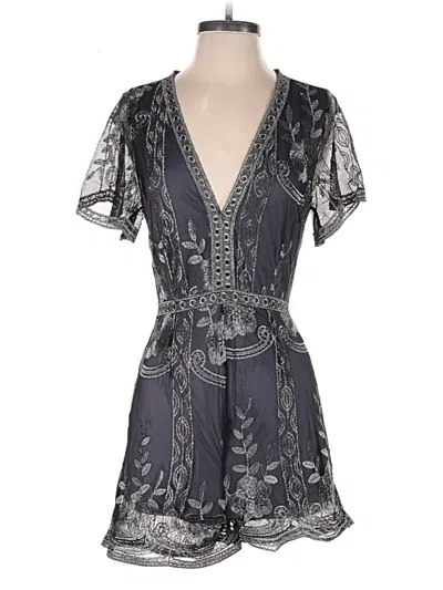 Pre-owned Haute Monde Romper In Black