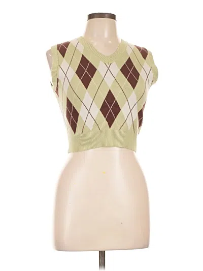 Pre-owned Haute Monde Vest In Green