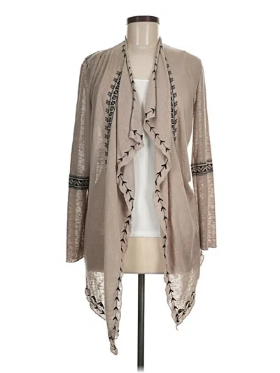 Pre-owned Haute Project Los Angeles Cardigan Sweater In Brown