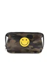 Haute Shore Erin Joy Cosmetic Bag In Green In Brown