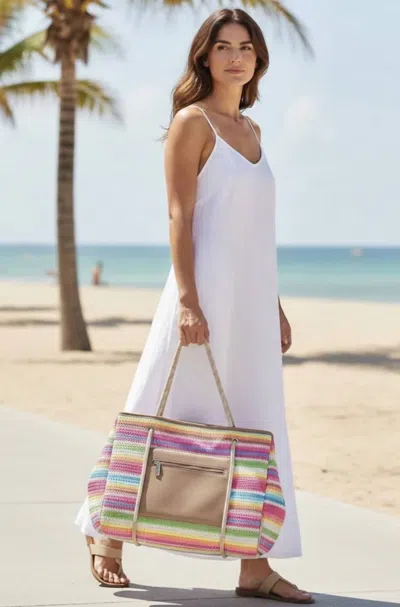 Haute Shore Greyson Paradise Tote Bag In Multi