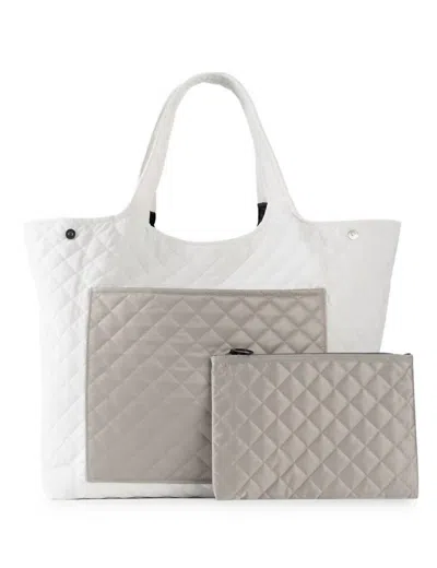 Haute Shore Icon Luxe Tote In White/greige In Multi