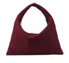 Haute Shore Jones Woven Hobo In Merlot In Red
